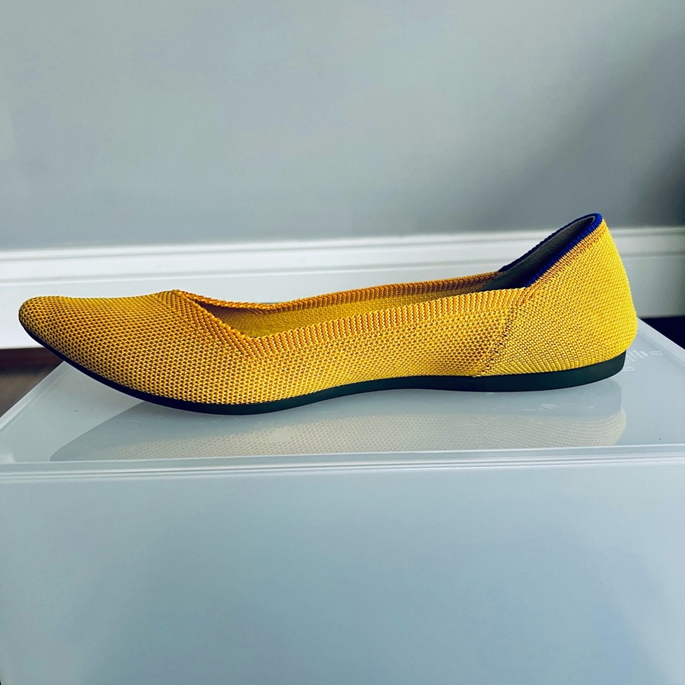 Rothy's The Point Flats Retired Marigold/Sunshine Yellow - Picture 4 of 13